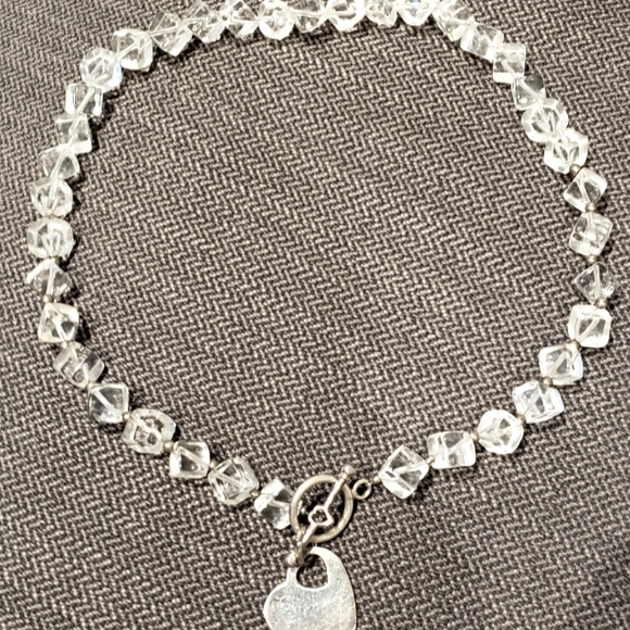 Handmade choker style necklace and earrings - Picture 1 of 3